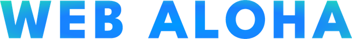 Interneto svetainės kūrėjo webaloha.co logotipas